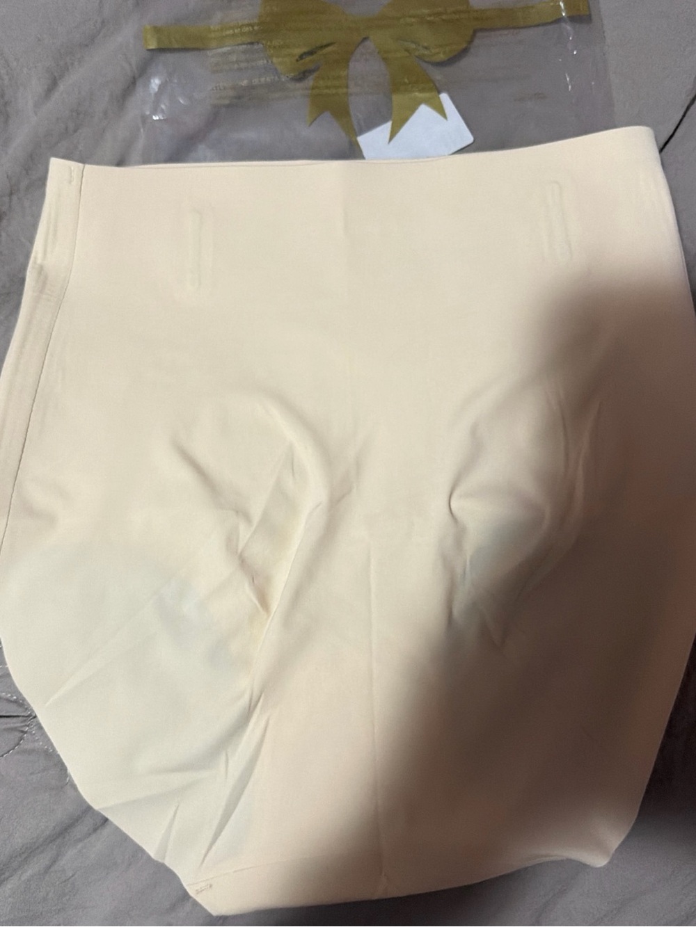 High-Rise Shaping Skort in Light Beige